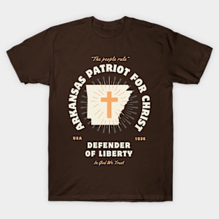 Arkansas Patriots For Christ Defenders of Liberty Christian T-Shirt